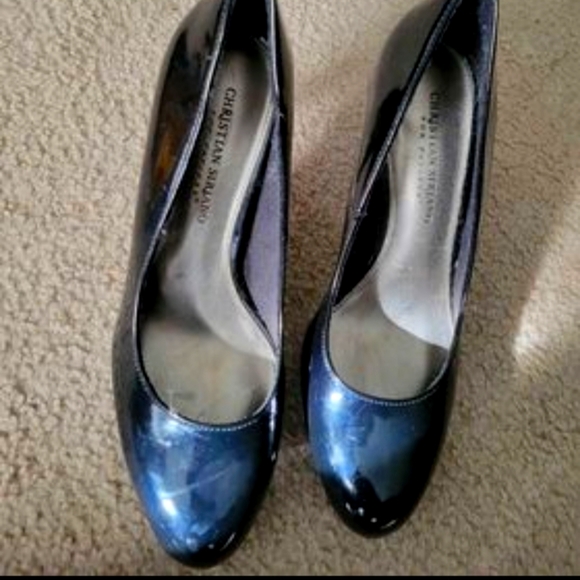 LAST CHANCE Christian Siriano heels, size 8, black - Picture 2 of 3